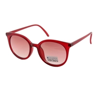 Fashionable High Quality Brand Luxury Round Plastic Mirror Lens Sunglasses